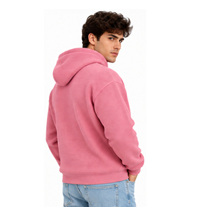 Sudadera con Capucha de Punto Waffle para Hombre, Informal, de Manga Larga, Térmica, para Deportes de Invierno, Ropa Urbana, Sudadera con Capucha Personalizada, Ropa al por Mayor - Product Image 3