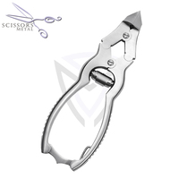 Coupe-ongles en acier inoxydable 3 en 1, lame incurvée, poignée ergonomique pour ongles épais et incarnés, emballage en boîte pour pédicure