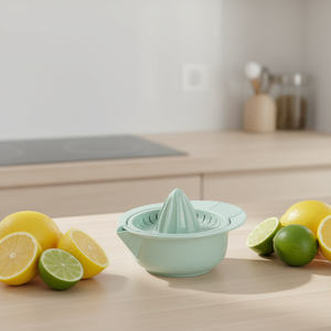 Set Spremiagrumi Manuale PlasticForte 6 Pezzi Rosa Menta Grigio 350ml con Beccuccio Anti-Goccia Facile da Usare in Plastica - Product Image 3