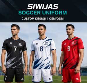 Ensemble d'uniformes de football personnalisés sublimés – Maillot d'équipe respirant imprimé pour jeunes, adultes et enfants - Product Image 1