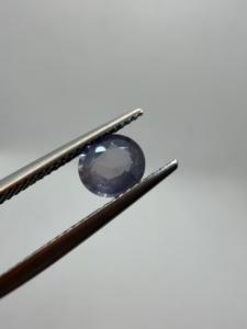 Zafiro Natural Azul Violeta Lavanda, Corte Brillante, Gema Preciosa Suelta Facetada de 6mm y 1.25ct, Gemas Naturales con Juego de Color, Ceilán - Product Image 4