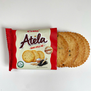 ODM Vietnam Factory Direct Irresistably Crispy Real Sesame Round Crackers 150g & Free Samples - Product Image 6