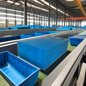 UP boîtes ondulées en plastique de qualité supérieure ISO 9001:2015 boîtes réutilisables robustes de couleur verte certifiée entreprise boîte de qualité alimentaire - Product Image 6