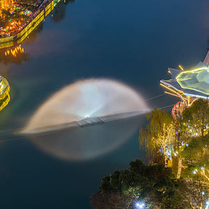 Fuente de Agua Musical con Proyección de Películas en Pantalla LED 3D, Moderna, de Acero Inoxidable, para Exteriores, Personalizable, con Láser - Product Image 4