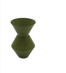 Florero Moderno de Metal Verde, Hecho a Mano, Geométrico, Ligero, para Agua, Centro de Mesa Decorativo, Minimalista para el Hogar - Product Image 2