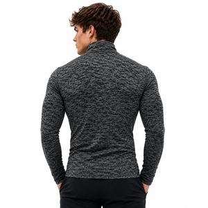 Chaquetas de Entrenamiento con Estampado Sublimado para Hombre, Chaqueta de Compresión Ajustada, Cuello Alto, Logotipo Personalizado, Chaquetas Ajustadas para Hombre - Product Image 2