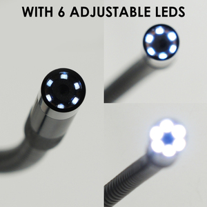 กล้องเอนโดสโคป WiFi ขนาด 8.5 มม. กันน้ำ IP67, กล้อง 2MP 720P HD พร้อมท่อโค้งงอได้ 800 มม. รองรับ iOS/Android/Windows - Product Image 5