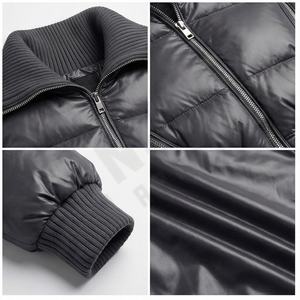 Abrigo de invierno Chaqueta acolchada para damas Chaquetas Abrigo recortado para mujer Ropa de calle a precio razonable Moda personalizada para hombres - Product Image 4