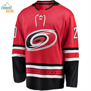 Sudadera con Capucha de Hockey Roja, Azul y Blanca, Jersey Sublimado, Sudadera de Equipo Personalizada con Nombre y Número del Jugador, Cuello con Cordones, Ropa Casual para Fanáticos - Product Image 3