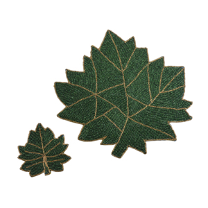 แผ่นรองจานลายเรียบแบบมีลูกปัด สำหรับตกแต่งบ้าน โต๊ะอาหาร งานเลี้ยง และงานแต่งงาน - Product Image 2