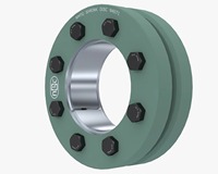 Accouplement à disque rétractable industriel NMTG N4071 en acier 100x170, couple maximal de 9000 Nm pour la manutention des matériaux et les applications de machines lourdes
