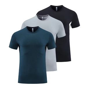 Camisetas Deportivas Casuales para Hombre, de Secado Rápido, Cuello Redondo, Personalizadas, Ajustadas, con Estampado Digital, Manga Corta - Product Image 3