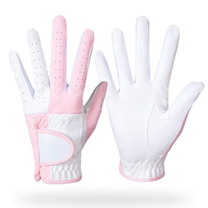 Latest Breathable Genuine Leather Golf Glove Right Hand Hook And Loop Closure Unisex Sports Glove Genuine Leather - Product Image 5