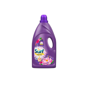 Lessive liquide Vietnam Surf, parfum Fleur Mystérieuse, bouteille violette 2,7 kg, 4 paquets par carton - Product Image 1