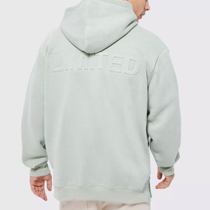 Sweat-shirt personnalisé de haute qualité Skye avec impression 3D en relief, sweats à capuche surdimensionnés pour hommes, sweats à capuche vierges pour hommes avec impression en relief - Product Image 2