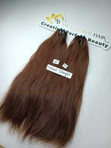 ผมคนเวียดนามแท้100% ผมแท้จากเวียดนามขายดีที่สุดผมแท้สีน้ำตาลผิวตรงจากธรรมชาติผมมนุษย์ดิบคุณภาพสูง - Product Image 2