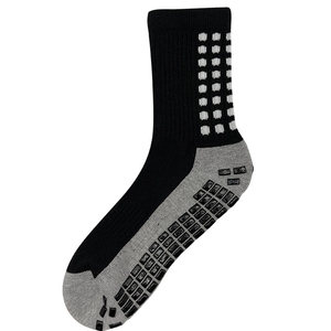 <b>White</b> Ankle Basketball <b>Socks</b> with Green Geometric Pattern Anti-Slip Sole for Adults Summer Wear Regular Style - Product Image 3