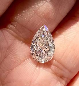 Diamant de laboratoire cultivé en vrac, certifié IGI, 1,00 ct à 5,00 ct, couleur E, clarté VVS1, taille poire 11,00x7,2 mm, excellente taille, HPHT CVD - Product Image 5