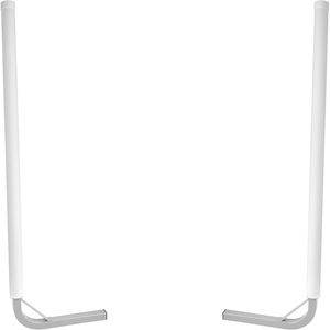 Guide de remorque de bateau en acier de 60 po (2 pièces) avec protections de tube en PVC blanc, accessoires de montage complets inclus - Product Image 4