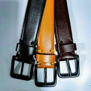 Cinturones Casuales de Hombre de Alta Calidad y a la Moda, con Logotipo Personalizado, de Cuero Genuino con Hebilla, Accesorios de Moda de Lujo OEM al por Mayor - Product Image 2