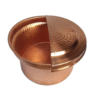 Bañera Portátil de Cobre para Pedicura, Spa, Masaje y Cuidado de Pies, Tazón para Remojar, Lavabo, Caldero - Product Image 4