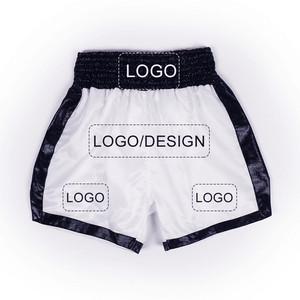 Shorts de boxe extensibles de haute qualité, logo d'équipe personnalisé, shorts de combat respirants, vêtements de sport pour les séances d'entraînement - Product Image 5