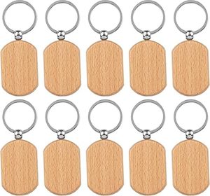 wooden keychain for Painting Wooden Sheet Craft Decoration at best price - Product Image 3
