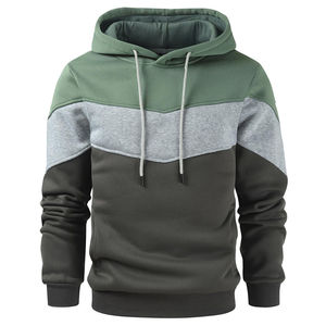Sudadera con capucha y cremallera estampada estilo hip hop para hombre, 100% algodón polar, OEM ODM, alta calidad, precio económico, venta al por mayor - Product Image 1