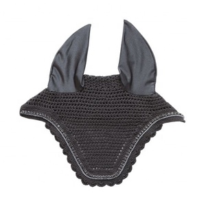 Horse Ear <b>Net</b> Bonnet for <b>Fly</b> Protection Soft Cotton Material for Daily Riding Use durable Horse Bonnets in wholesale rate - Product Image 5