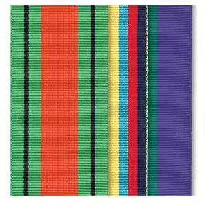 Ruban de médaille, ruban de récompense cérémoniel pour uniformes de cérémonie, tissu en fil, imprimé feuille d'or, couleurs personnalisées recyclées - Product Image 6