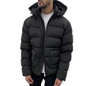 Customize Men's Winter Fleece <b>Jacket</b> Windproof Light Weight <b>White</b> Polyester/Nylon Casual Outdoor <b>Jacket</b> - Product Image 3