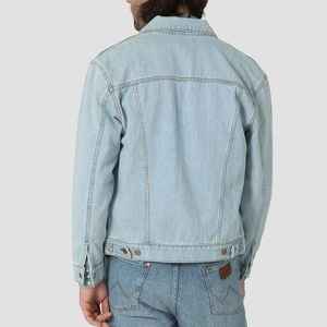 แจ็คเก็ตยีนส์ผู้ชายดีไซน์ใหม่ปี 2026 แบบสั่งทำพิเศษ แจ็คเก็ตผ้าเดนิมกันลมและกันน้ำ ผ้าแคนวาส 100% ผ้าฝ้าย - Product Image 5