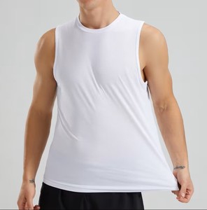 Débardeur de sport pour homme, séchage rapide, respirant, écologique, 100 % coton, fitness, course à pied, mode, décontracté, ultra-léger - Product Image 5