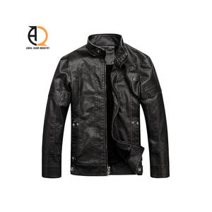 Veste en cuir, veste en peau de mouton douce de qualité supérieure, veste en cuir marron - Product Image 2