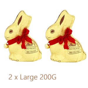 Trending Lindtt Gold Rabbit 200g Elegant Swiss Chocolate Bunny <b>Gift</b> Hot Rate Premium Quality Chocolate - Product Image 5