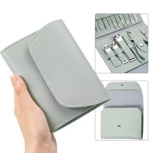 Classic 7 in 1 Nail <b>Kit</b> Stainless Steel <b>Manicure</b> Tools Single Spring Professional Portable Bag Set for Adults - Product Image 2