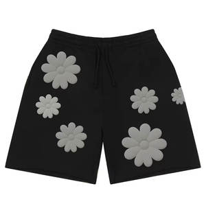 Pantalones Cortos Casuales de Estilo Urbano para Hombre con Estampado Puff, Ajuste Cómodo, Moda de Verano, Pantalones Cortos con Estampado Puff para Hombre - Product Image 1