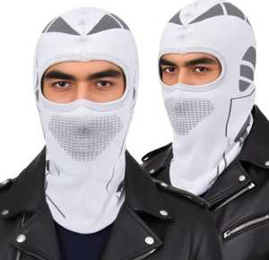 Winter Knitted Balaclava Line Shape Pattern Visor Beanie <b>Hat</b> Mask Neck Warm for Cycling Ski <b>Hiking</b> - Product Image 4