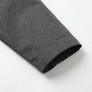 Blouse de laboratoire gris foncé |   Blouse médicale professionnelle à manches longues |   Veste de travail de laboratoire unisexe |   Fabricant OEM personnalisé - Product Image 5