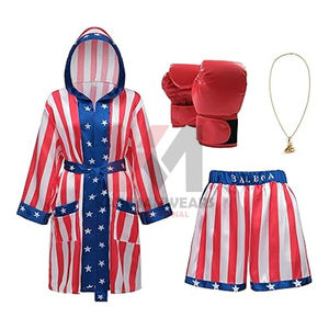 Bata de Boxeo de Diseño Personalizado, Ligera y Cómoda, para Entrenamiento de Boxeo y Artes Marciales, Fabricante OEM ODM - Product Image 1