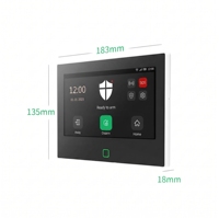 Tuya Smart Wireless WiFi Home Security Alarm System Kit with Door Window Sensor Motion Detector and Smart App Control