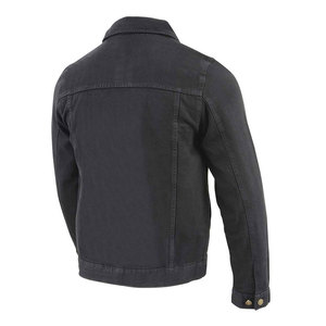 Customized Front Sun Faded Outdoor Fashion Jeans Vintage Style Acid Washed <b>Canvas</b> Denim <b>Jacket</b> Reversible Windproof <b>Men</b> Women - Product Image 3