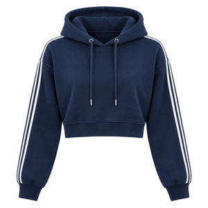 Sweat-shirts à capuche en molleton courts avec impression, prix de gros, prix bas, personnalisés pour femmes et unisexe - Product Image 2
