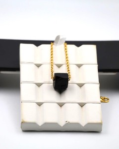 Collar con Colgante de Turmalina Negra Natural, Gema de Cristal, Joyería Curativa Hecha a Mano, Regalo de Moda para Mujeres y Hombres - Product Image 5