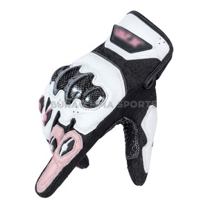 Gants de moto en cuir personnalisés avec fibre de carbone, imperméables, pour l'hiver, à doigts entiers, pour la course - Unisexe BURAQ MMA SPORTS - Product Image 4