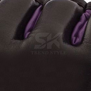 Gants en cuir mi-doigts sur mesure, vente en gros, faible MOQ, concevez vos propres gants en cuir mi-doigts - Product Image 4