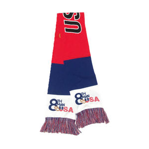 Bufandas Deportivas de Punto Jacquard de Doble Cara Personalizadas con el Mejor Material, Bufanda de Fútbol de Poliéster 100% para Clubes de Fútbol - Product Image 2