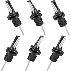 Set di 6 Adattatori Versatori per Liquori in Gomma Naturale Senza BPA, Collo da 1 Pollice, Accessori per Bottiglie Grandi, per Versare Olio/Liquori - Product Image 2