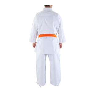 Kimono de BJJ professionnel léger pour homme adulte, logo personnalisé sur le devant, mélange de polyester et de coton, tissu 360g, séchage rapide, respirant - Product Image 5