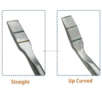 Ensemble de burins orthopédiques chirurgicaux de précision UBE en acier inoxydable, manuel, certifié CE, avec poignée en silicone, pour usage vétérinaire et humain